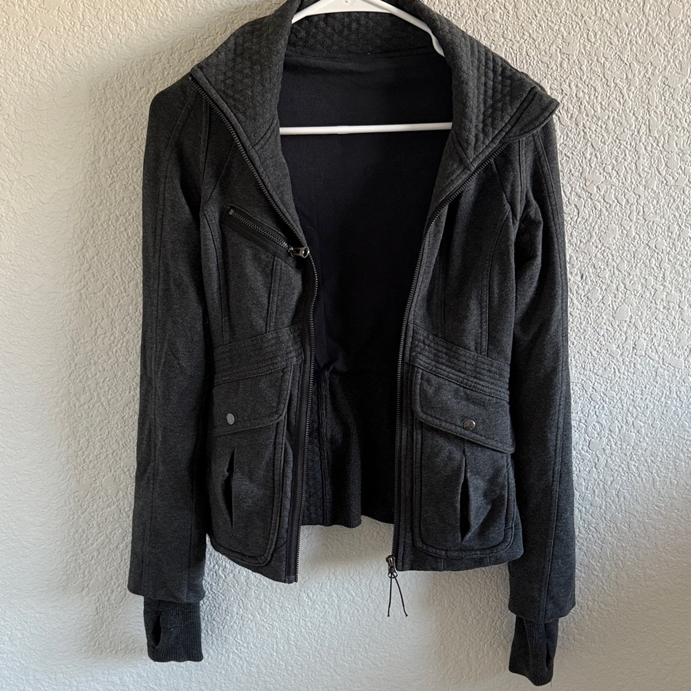 Women's Black Jacket Lululemon size 2